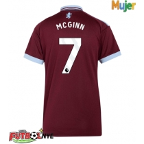 Camiseta Aston Villa John McGinn #7 Primera Equipación para mujer 2026-27 manga corta